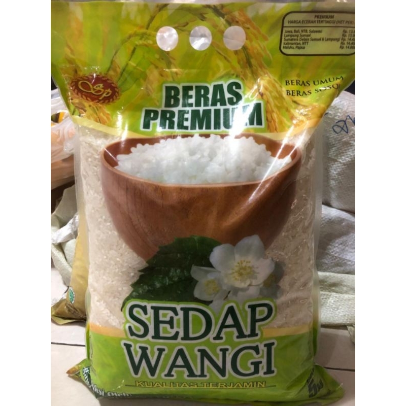 

(SIDOARJO) Beras Premium Sedap Wangi 5kg