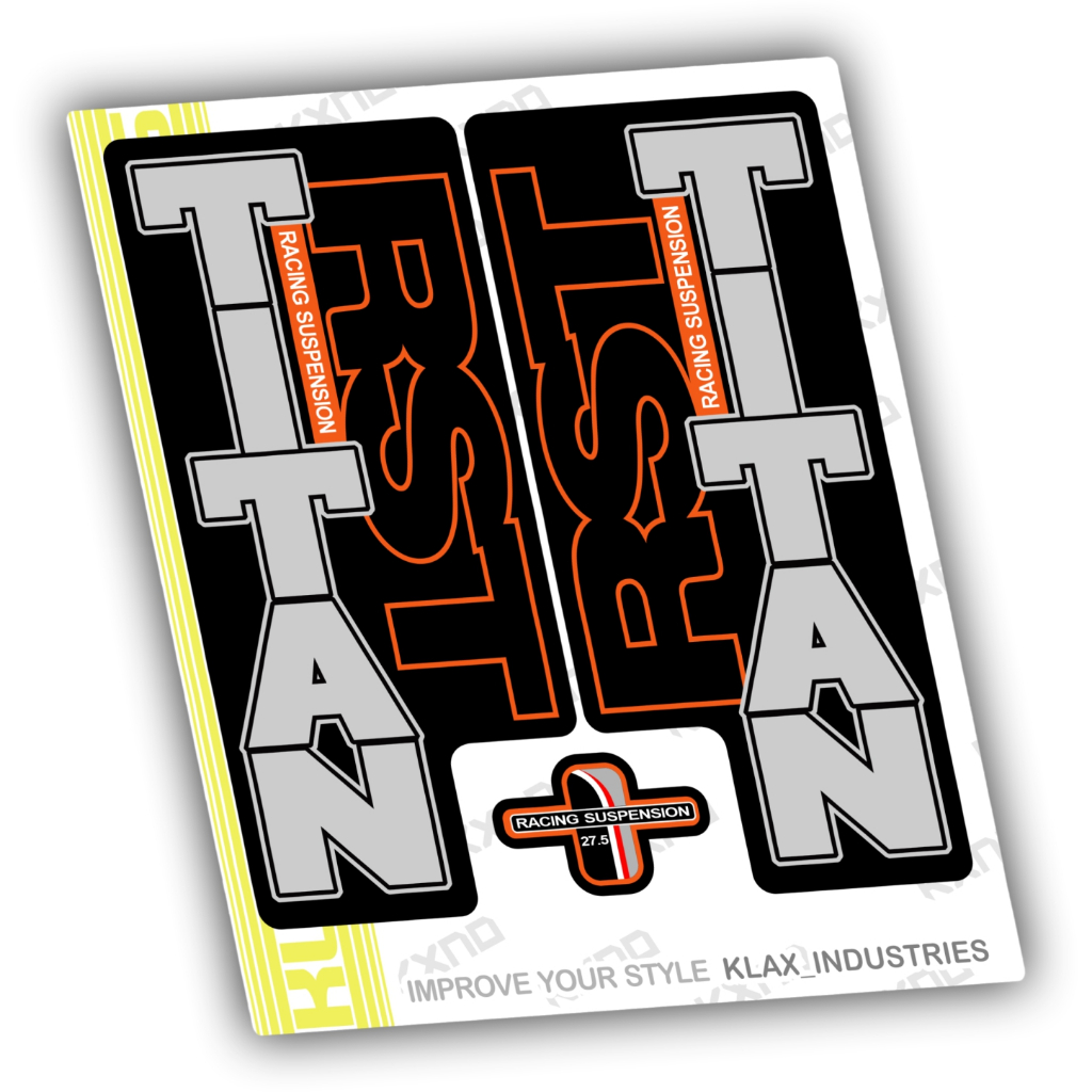decal fork RST TITAN Klaten Decal Bike stiker sepeda