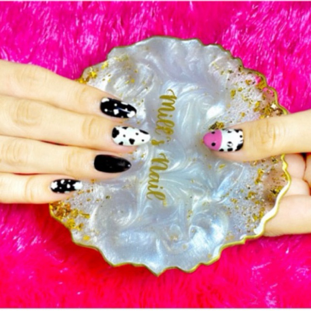 Press On Nails/Kuku Palsu Premium Motif Sapi