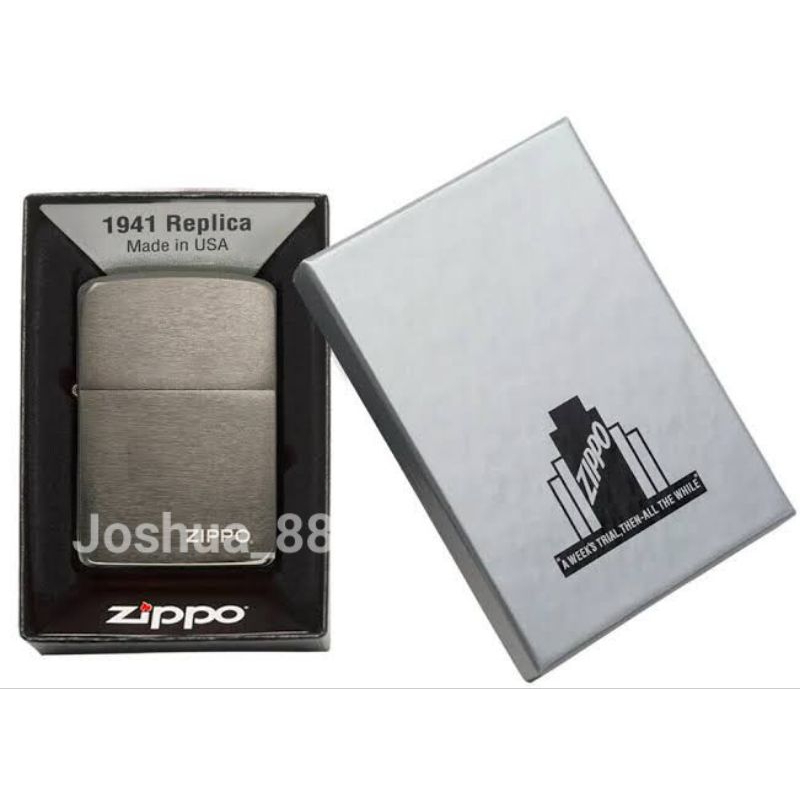 Zippo Korek Api Original Replica 1941 Bisa Ukir Logo/Nama Sendiri