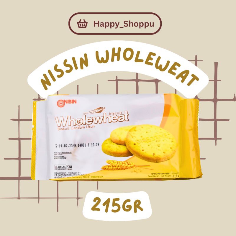 

Nissin Wholeweat 215gr