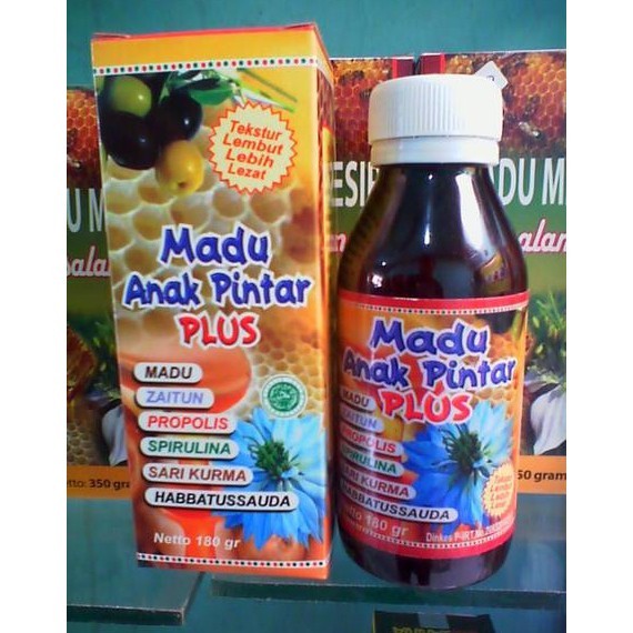 

Madu Anak Pintar Plus Nutrisi tumbuh sehat anak - 180 gr