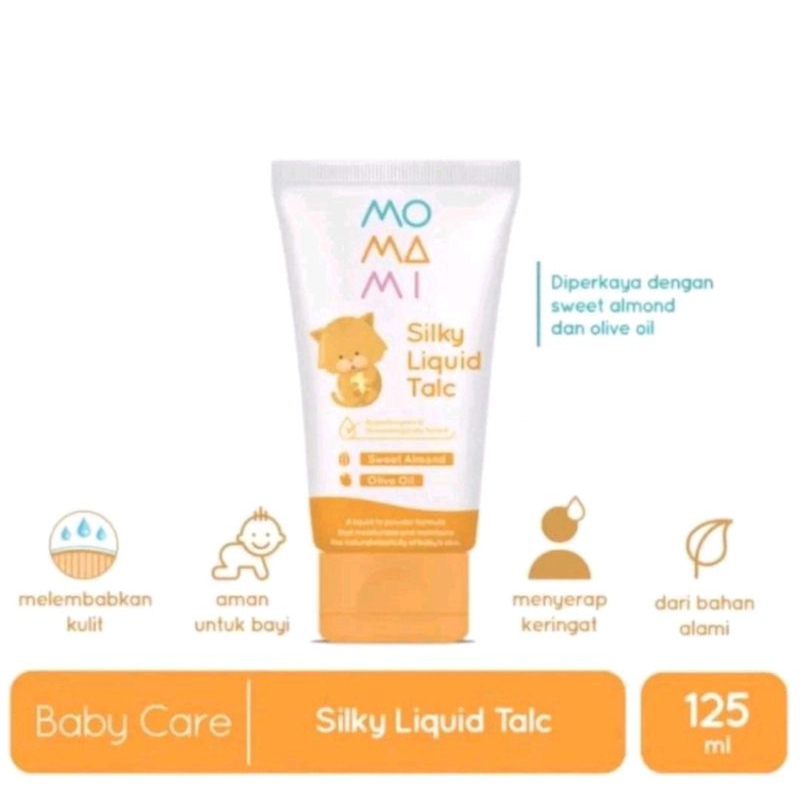 Momami Liquid Talc 125ml / Bedak Cair Bayi / Bedak Anti Tersedak