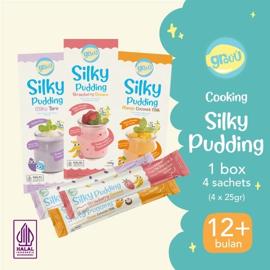 

Grouu Silky Pudding / Bubuk Pudding Lembut Bayi MPASI 100gr