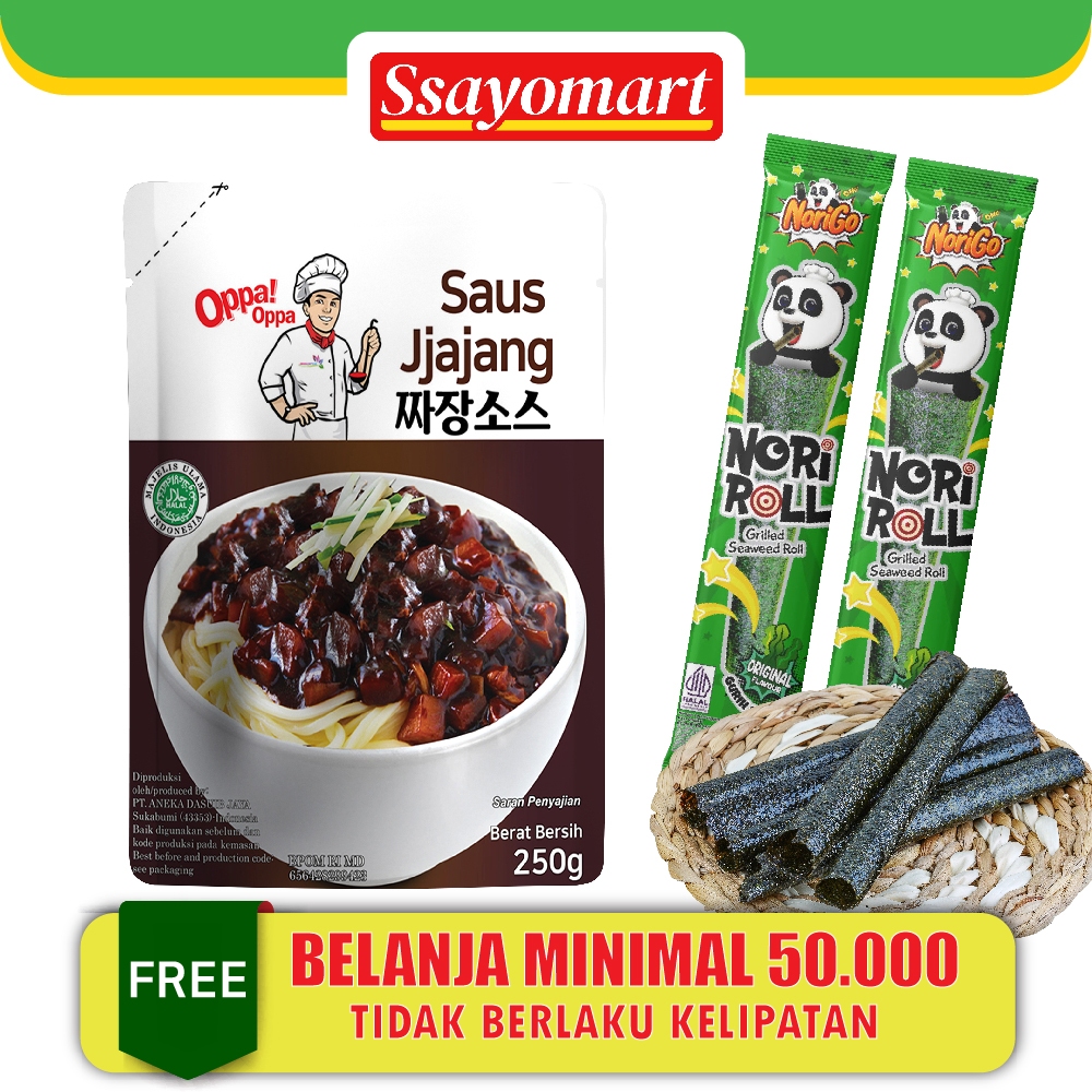 

Saus Jjajang Halal Pasta Kedelai Hitam 250g Saus jajangmyeon Oppa!Oppa