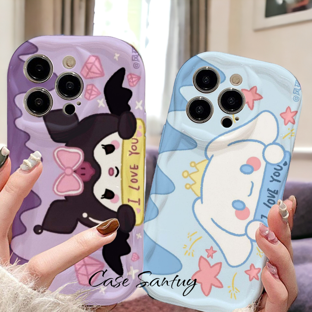 Softcase Lucu untuk OPPO A54 A57 A77 A77s A55 A74 F19s A95 A76 A18 A38 A58 A78 A17 A17K A16K A16E A1