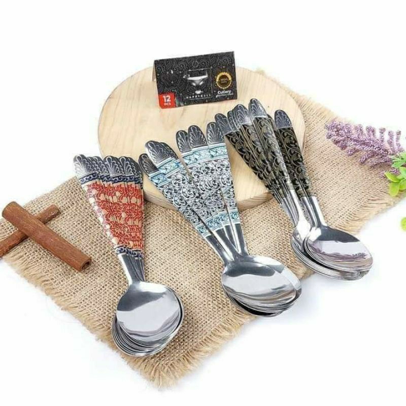 sendok batik 1 lusin