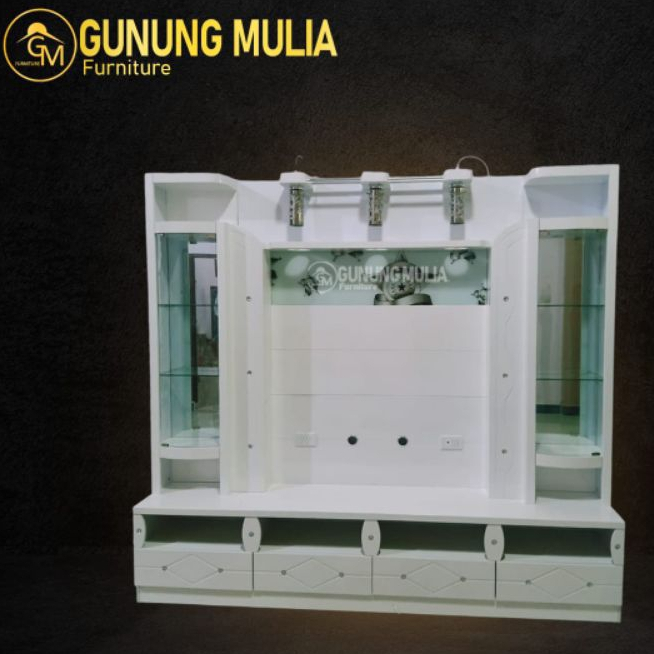 Buffet TV / Lemari Hias Lampu / Import Mewah Minimalis