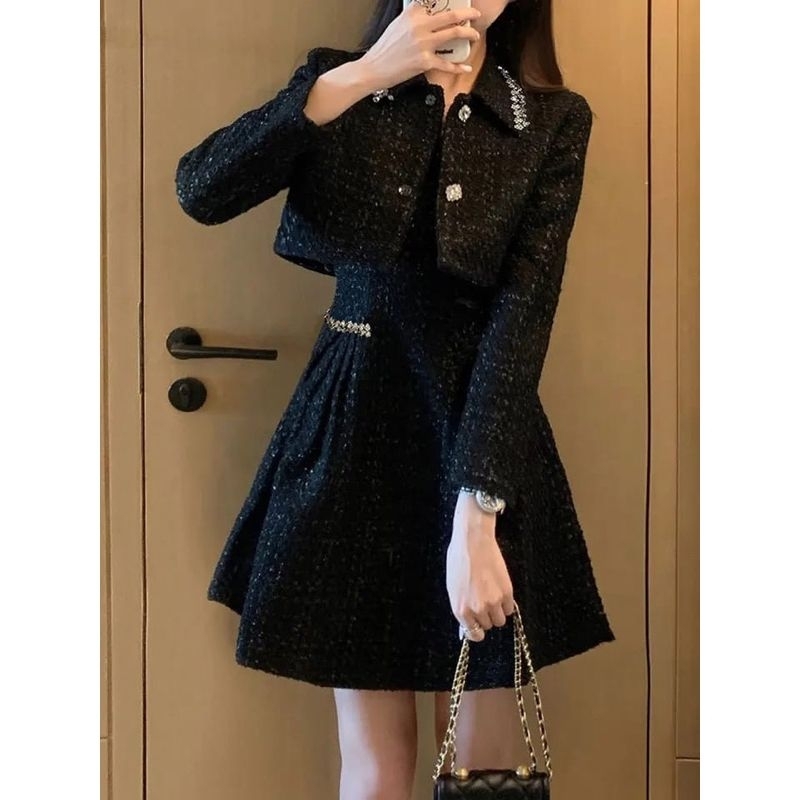 Set Douyin Outfit Blazer Elegant Korea code 159773