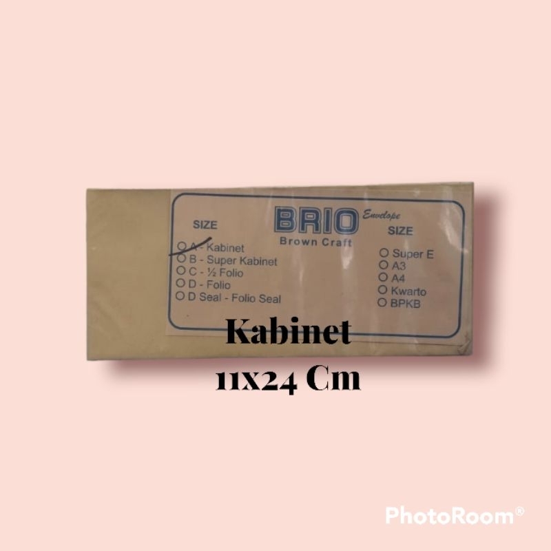 

Amplop Coklat BRIO Ukuran Kabinet (100 Pc)