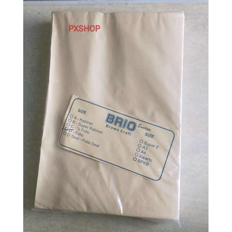 

HJK Amplop Coklat Folio
