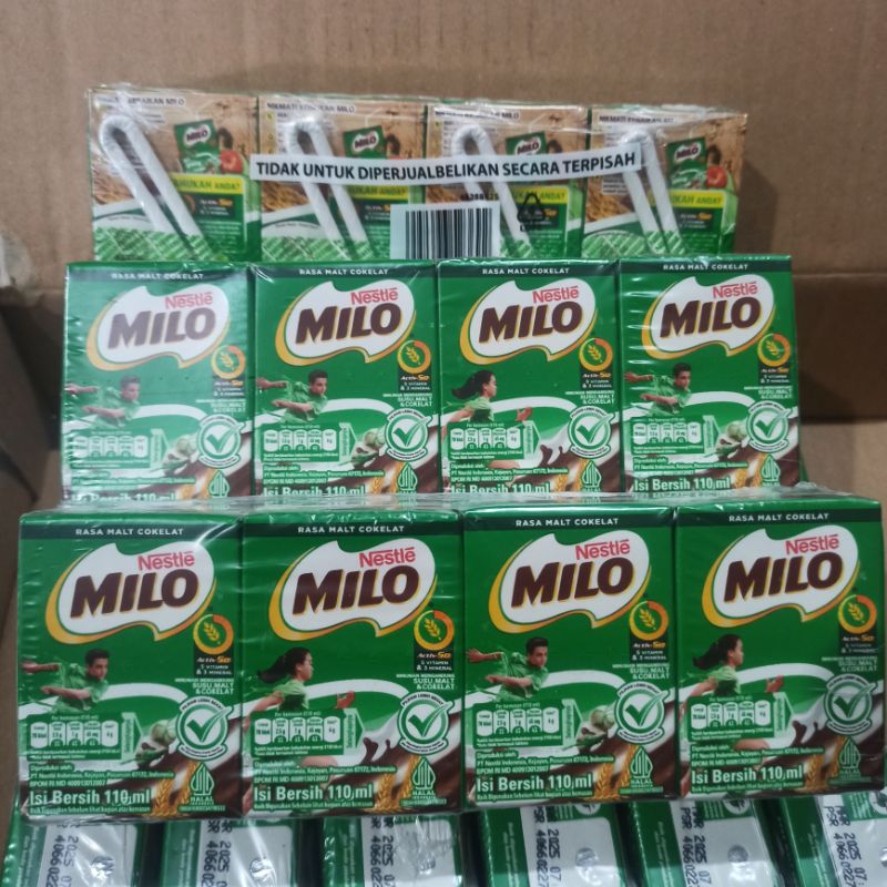 

Milo Active-Go Minuman Mengandung Susu Dan Coklat UHT 110ml x 4