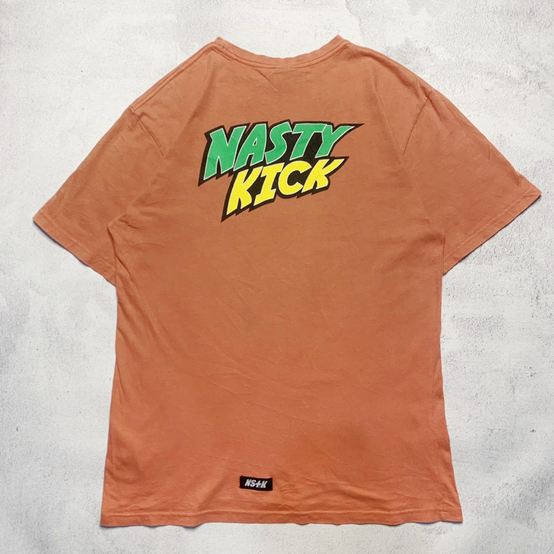 Nasty Kick Backprint tshirt by feasible