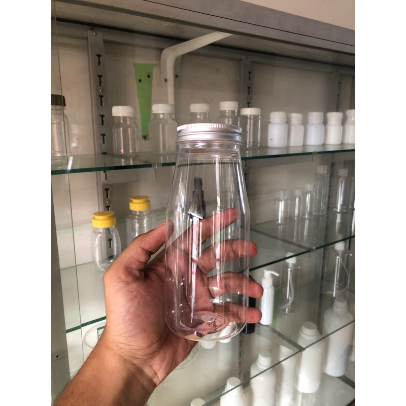 botol plastik Afn 500 ml tutup alum kemasan plastik botol susu botol kopi tebal 500 ml  kemasan madu