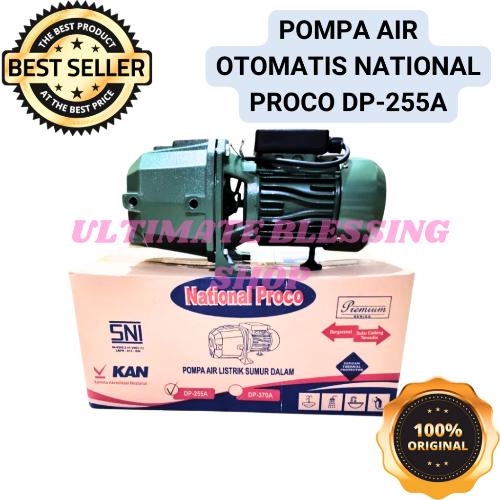 Pompa Air Jet Pump NATIONAL PROCO PREMIUM DP 255A dan DABALTO DP-255A Original Berkualitas -