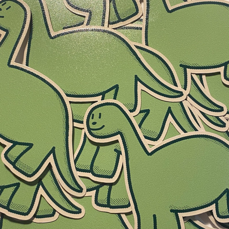 

groll.ce - dino die cut sticker