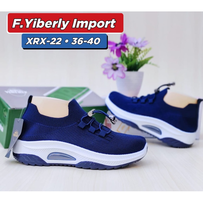 SEPATU YIBERLY RAJUT IMPORT WANITA BEST SELLER