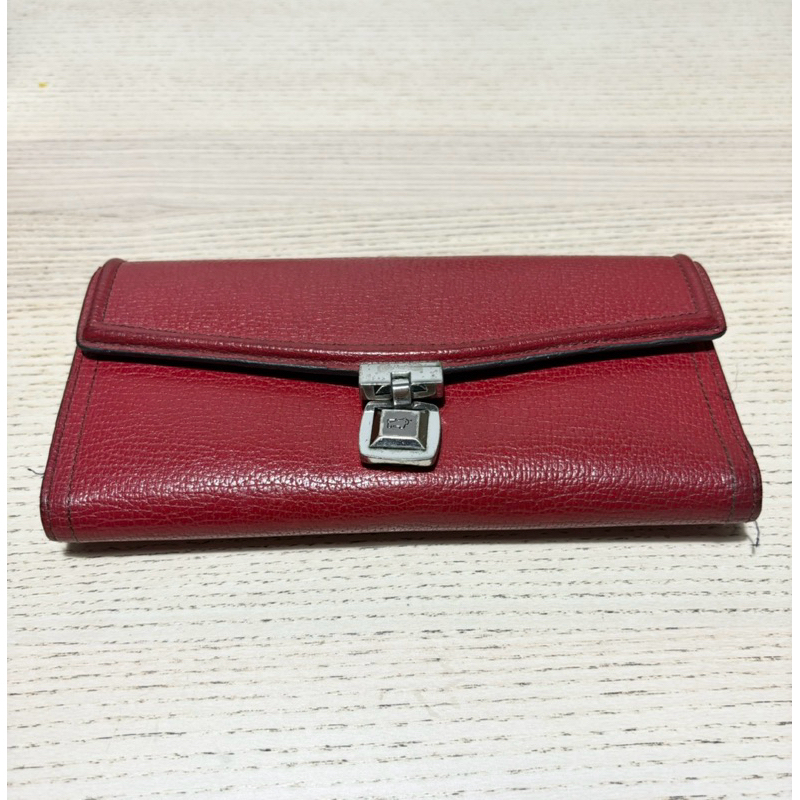Dompet Braun Buffel Ori Preloved authentic dompet panjang wanita merah