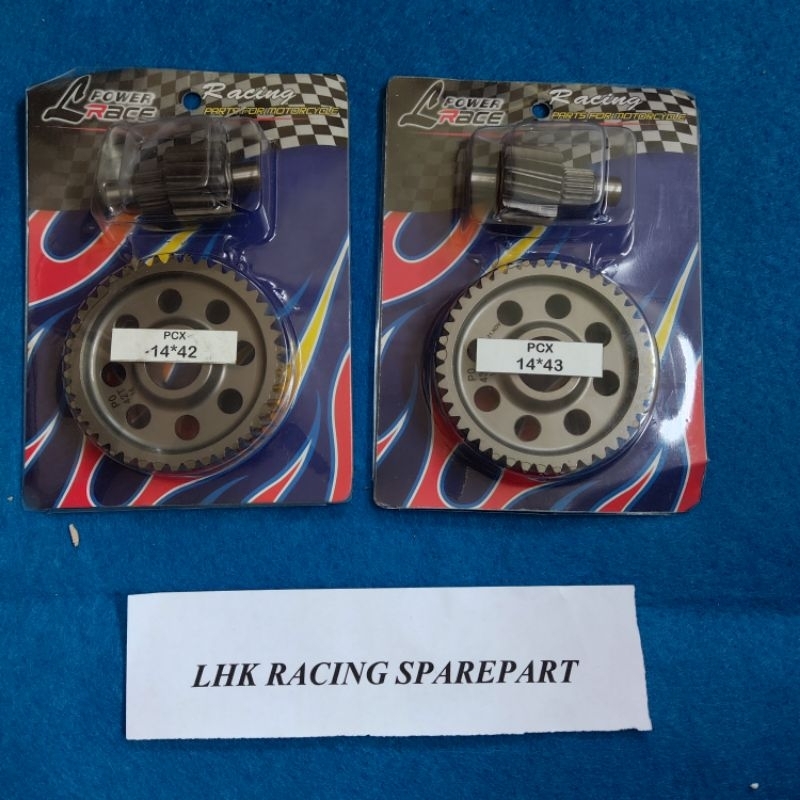 Gigi rasio LHK PCX ukuran 14-42 dan 14-43 original thailand
