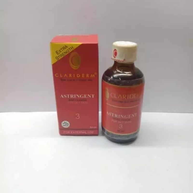 toner clariderm astringent