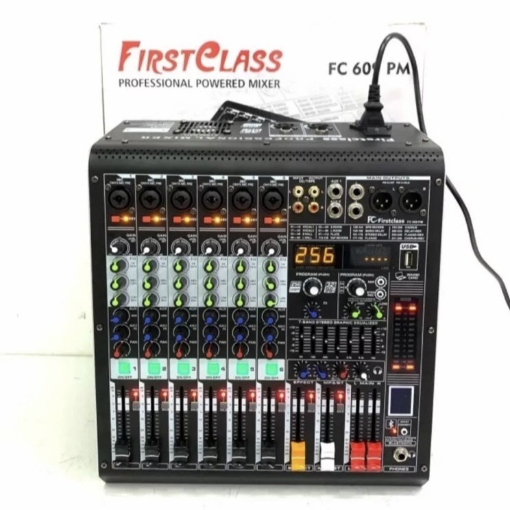 Power Mixer FIRSTCLASS FC609 PM FC609PM FC 609 PM Original 6Ch New 256dsp