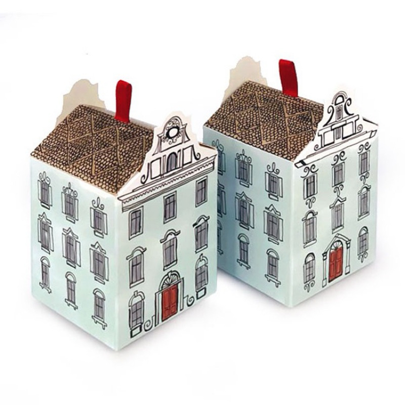 

Mi.casa - Mansion Gift Box candy souvenir ultah wedding kotak kado packaging 6,7x6,7x7,5cm