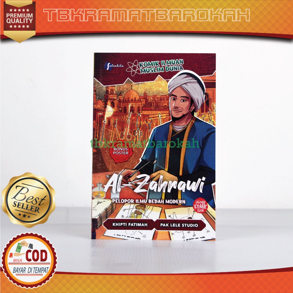 Komik Islami AL-ZAHRAWI Pelopor Ilmu Bedah Modern Ilmuwan Muslim Dunia Buku Anak Penerbit Salsabila