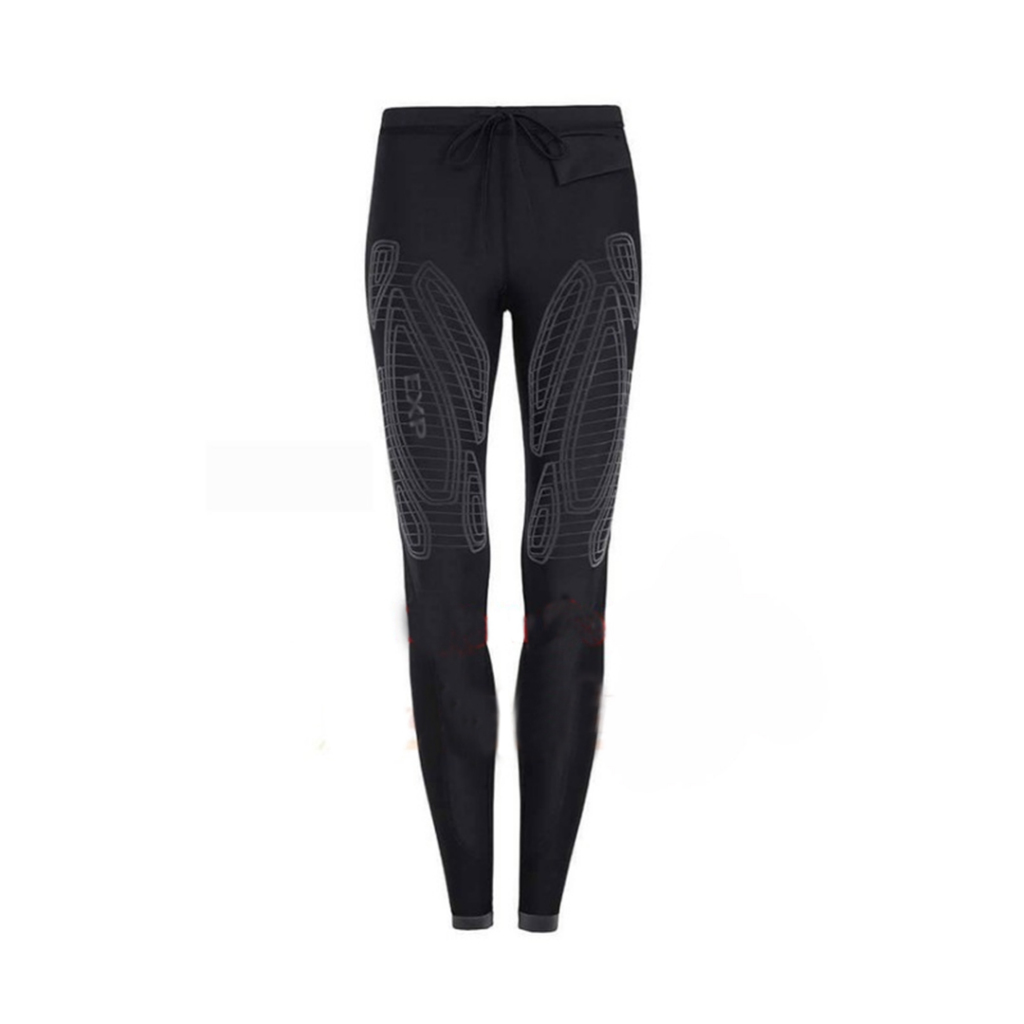 EVS Women Compression Tight Pants Legging Wanita With MCS Black