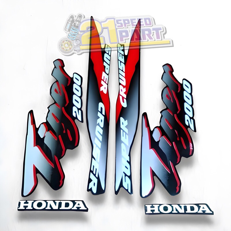 Striping Stiker Honda Tiger Lawas Tilas Tiger Lama 2000 Super Cruiser