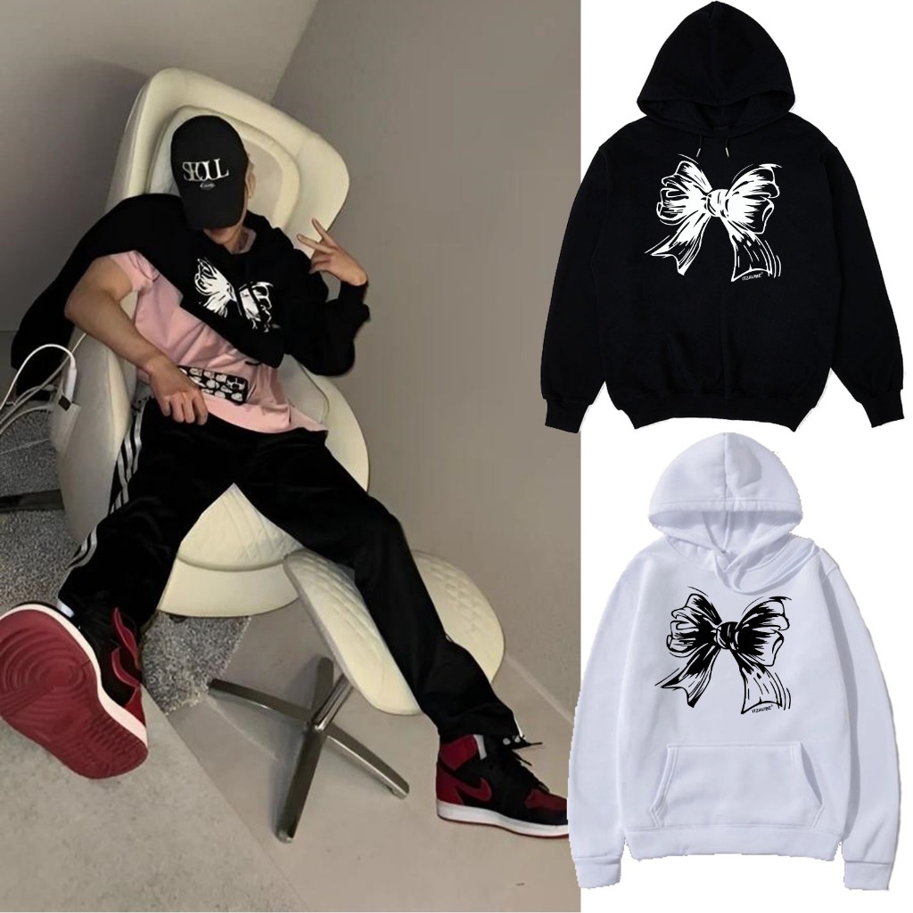 Jaket Hoodie NCT Jaemin Dasi Kupu-kupu Pria Wanita