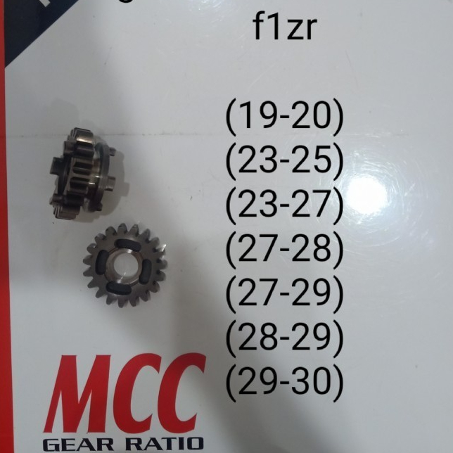gear ratio 4 Yamaha f1zr