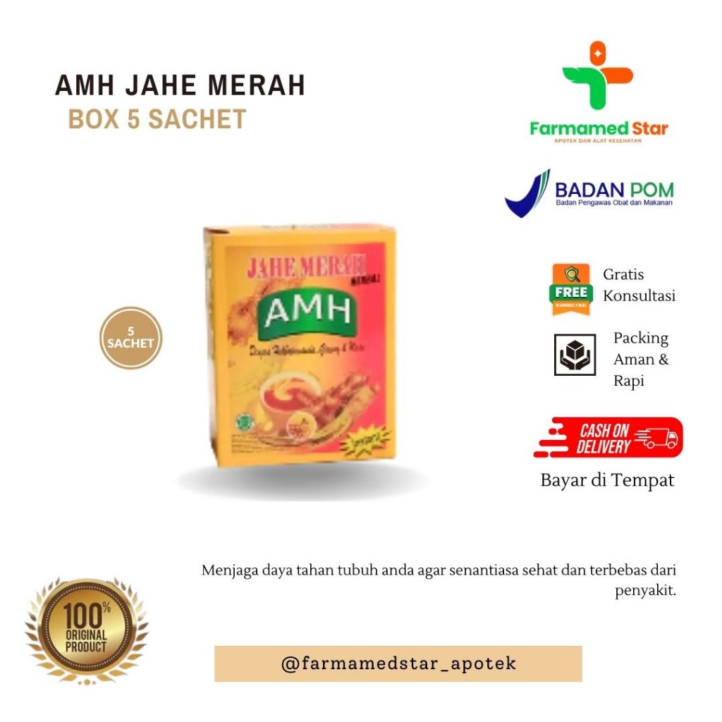 

AMH JAHE MERAH BOX 5 SACHET