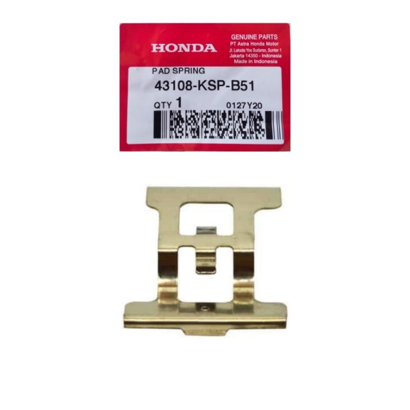 [ORI KSP] PER / PLAT / TAHANAN KALIPER KAMPAS REM CAKRAM BELAKANG / PAD SPRING CB150R STREETFIRE OLD