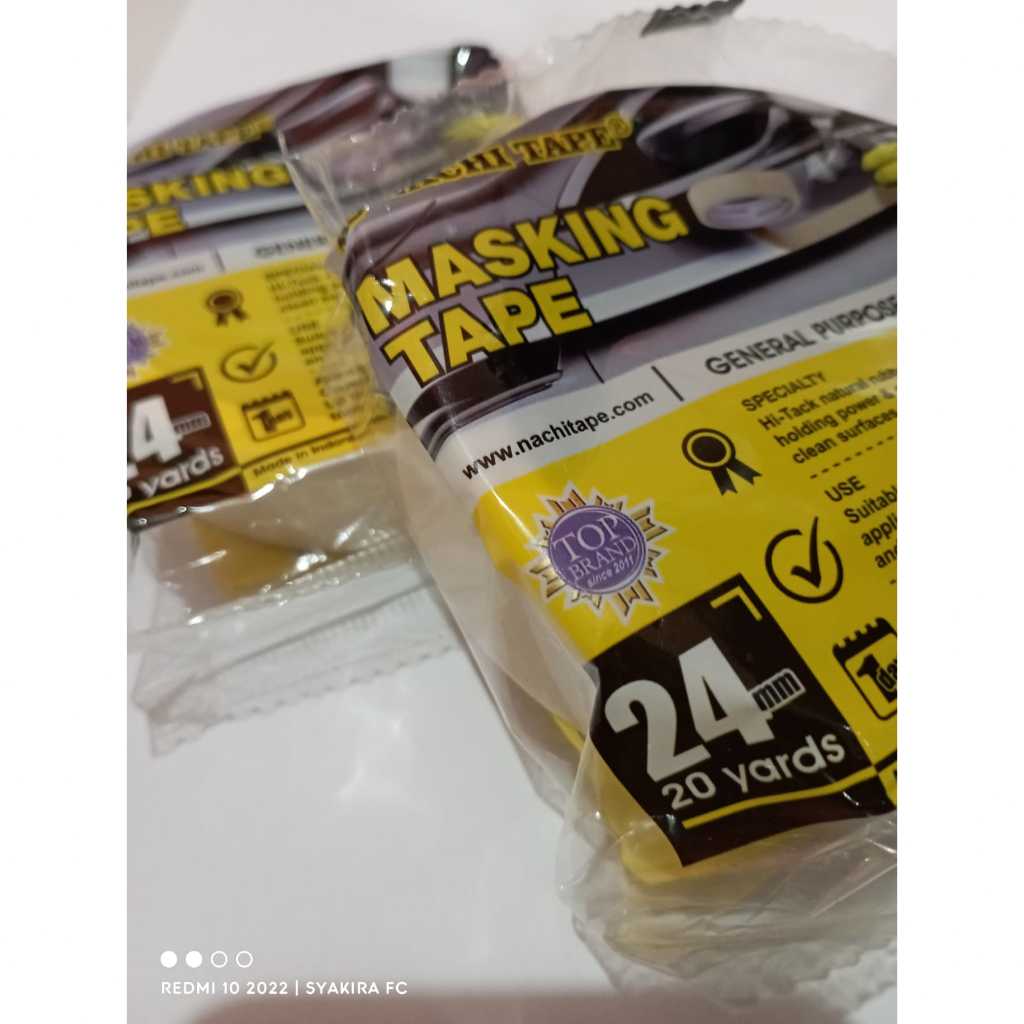 

Masking Tape Nachi Lakban Kertas 24mm