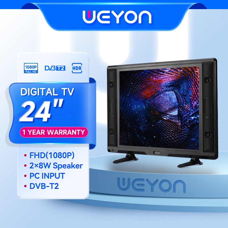 Weyon TV LED 24 Inch Digital TV Tahun Garansi Televisi LED