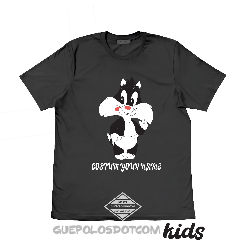 KAOS T-SHIRT GAMBAR SYILVESTER LUCU - kaos gambar syilvester lucu murah - guepolos