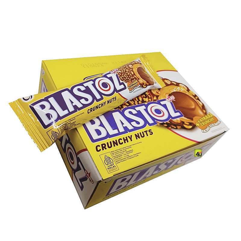 

Blastoz chocolate crunchy nuts box isi 12