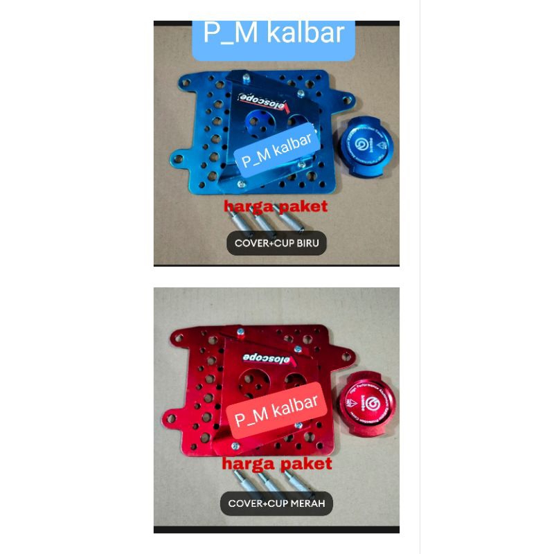 (PAKET VARIASI) Tutup cover radiator Vario 125/150/ADV/PCX cover radiator pcx/adv + tutup cup radiat
