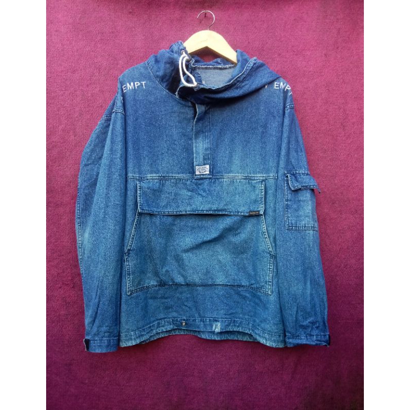 jaket cagole denim attention