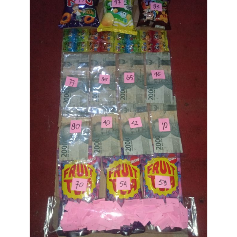 jual mainan murah - persamaan cabutan - 150 kupon berhadiah menarik- anak anak pasti suka - paket us