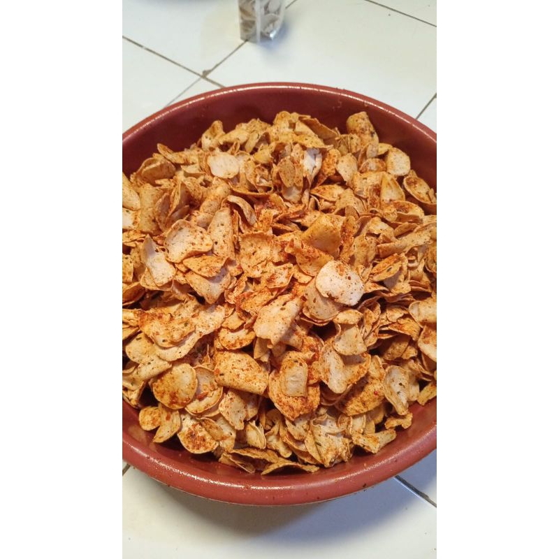 

Basreng pedas daun jeruk 250gr