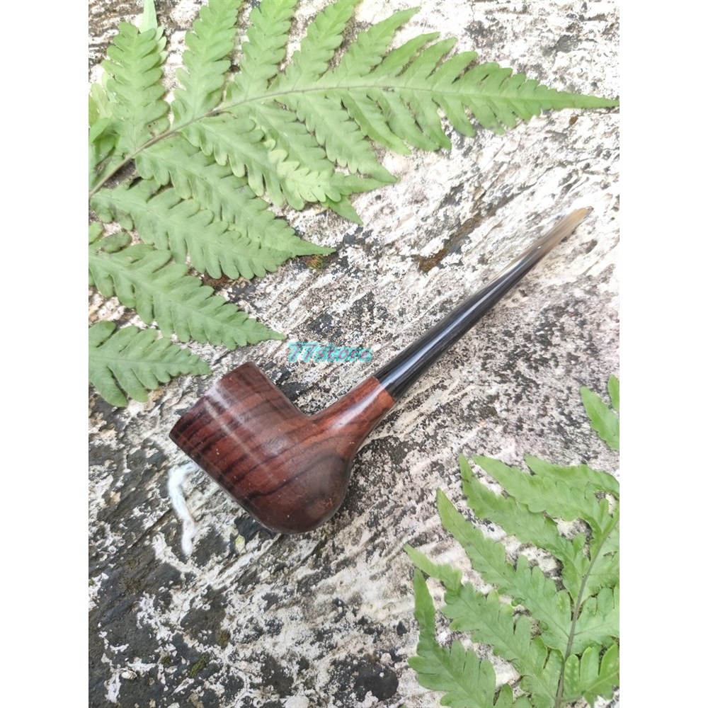 Cangklong Bako haojue bahan kayu galih sonokeling dengan stem tanduk asli model ganden handmade mura