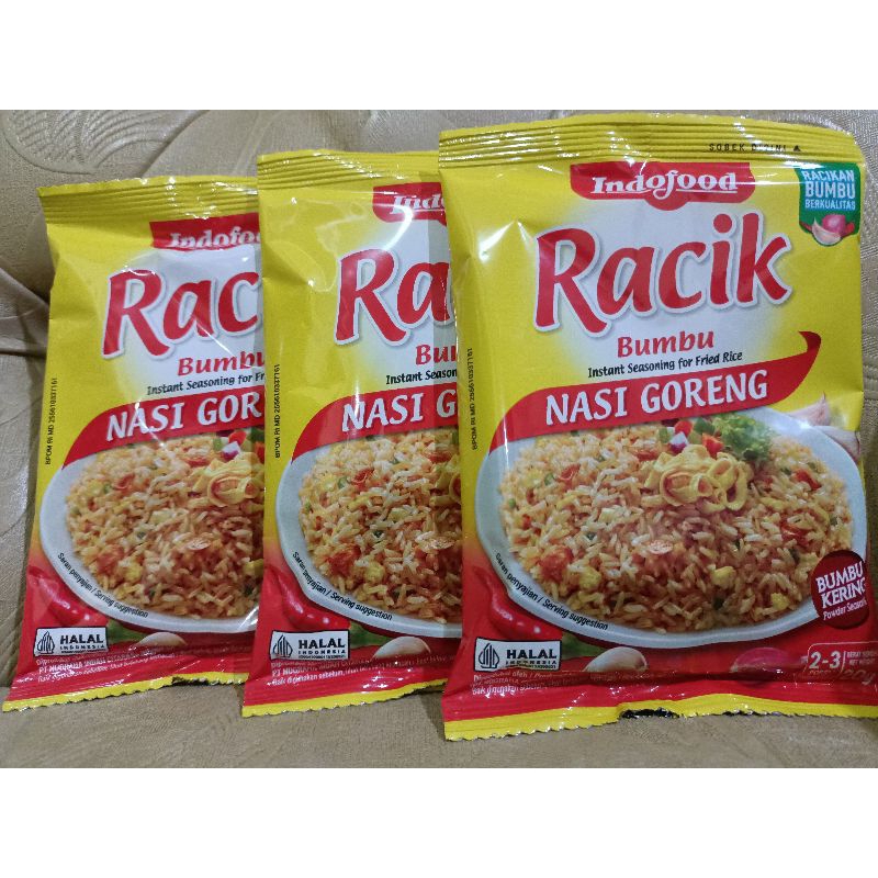 

RACIK BUMBU NASI GORENG 3X20gr( 3 pcs)