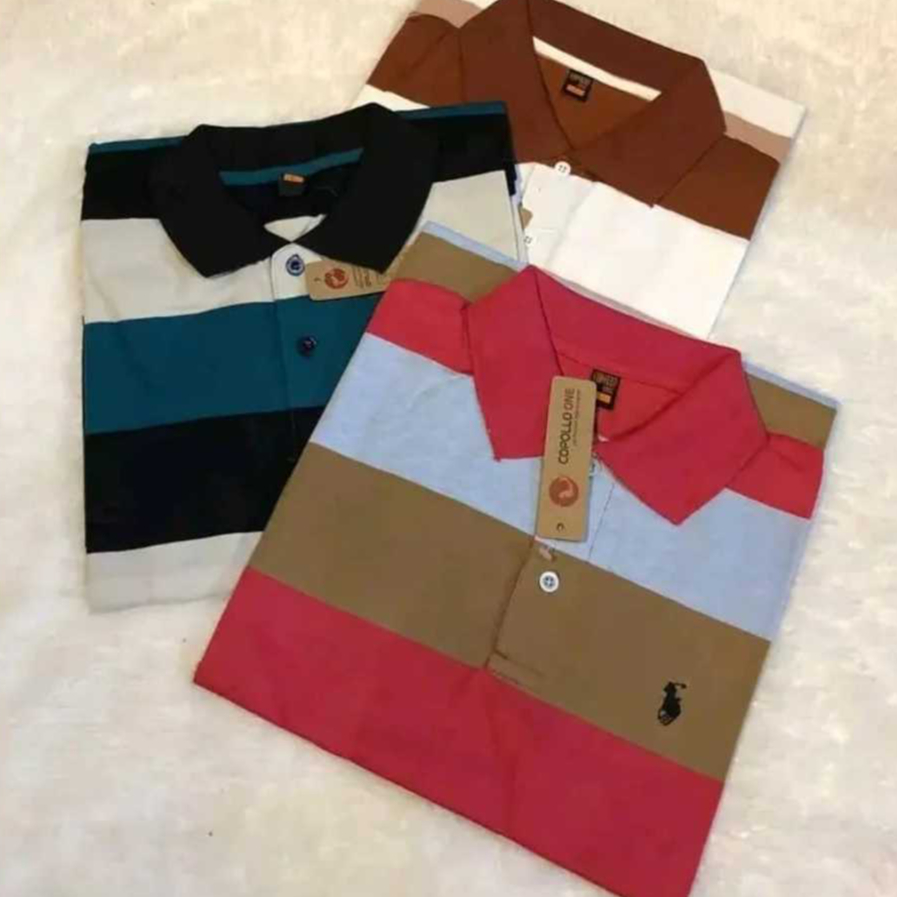 Kaos Kerah Pria/Kaos Kerah/Kaos Kerah Pria Salur/Kaos Polo Pria /Kaos Pria Dewasa Bahan Adem/Baju Ke