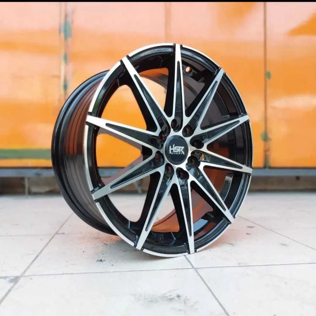 Velg mobil racing hsr kccx 2 ring 16 hole 4 pelek mobil brio, jazz, vios, ka rio, baleno ring 16