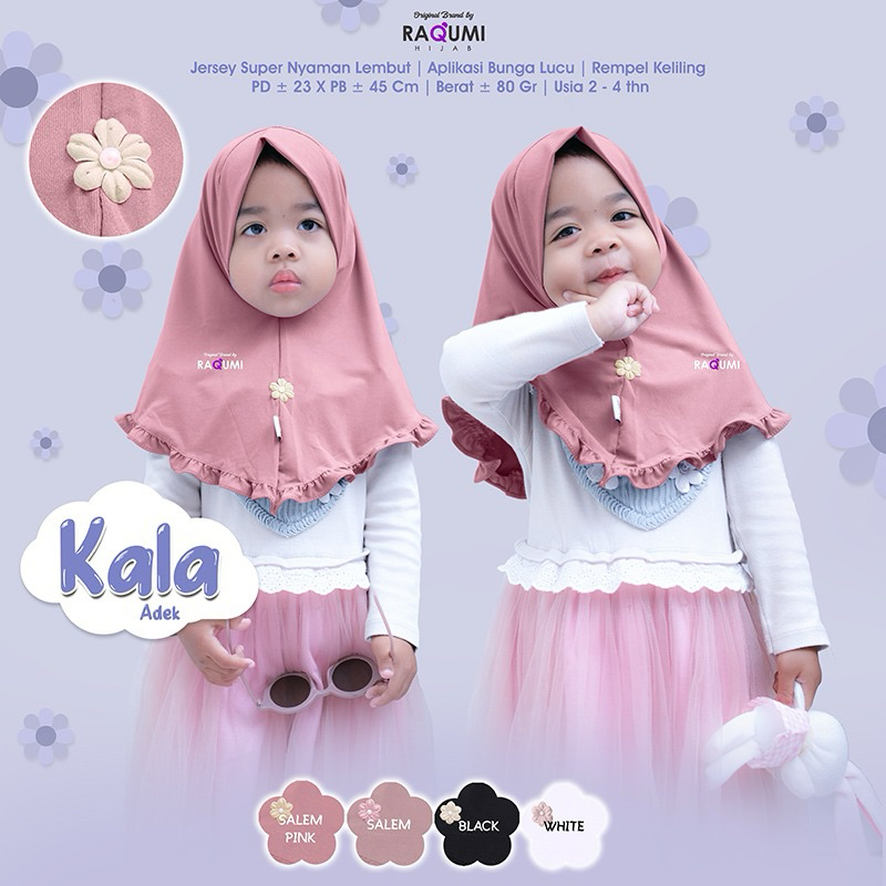Kala Hijab Anak Original Raqumi Hijab Jilbab Kala Anak Jilbab Kala Raqumi