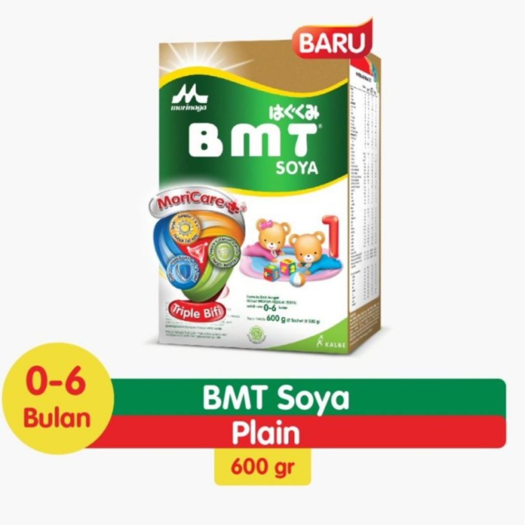 MORINAGA BMT SOYA 600Gr Susu Bayi 0 - 6 Bulan Susu Formula Bayi Alergi Susu Sapi