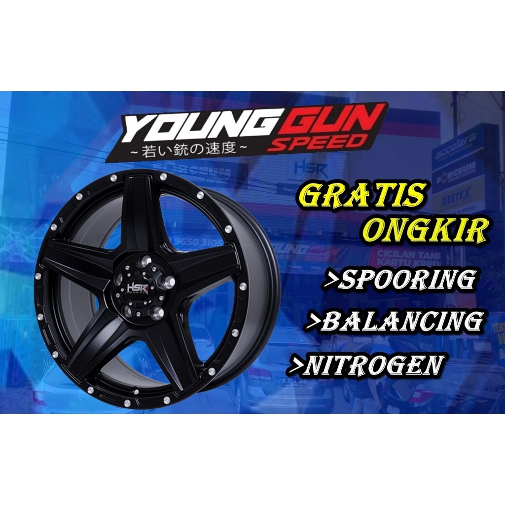 Velg Ring 18 HSR Landmark 5X114,3 Velg Mobil R18 Rush expander Hrv Innova