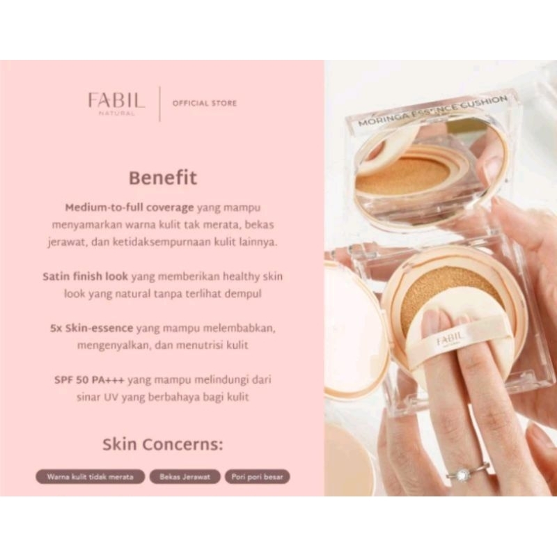 GUDANG FABIL NATURAL ACEH | CUSHION FABIL NATURAL | FOUNDATION FULL COVERAGE