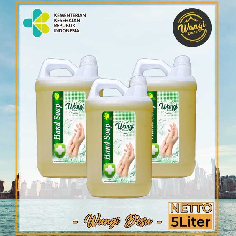 Sabun Cuci Tangan Hand Soap 5 Liter Wangi Desa Aroma Jeruk